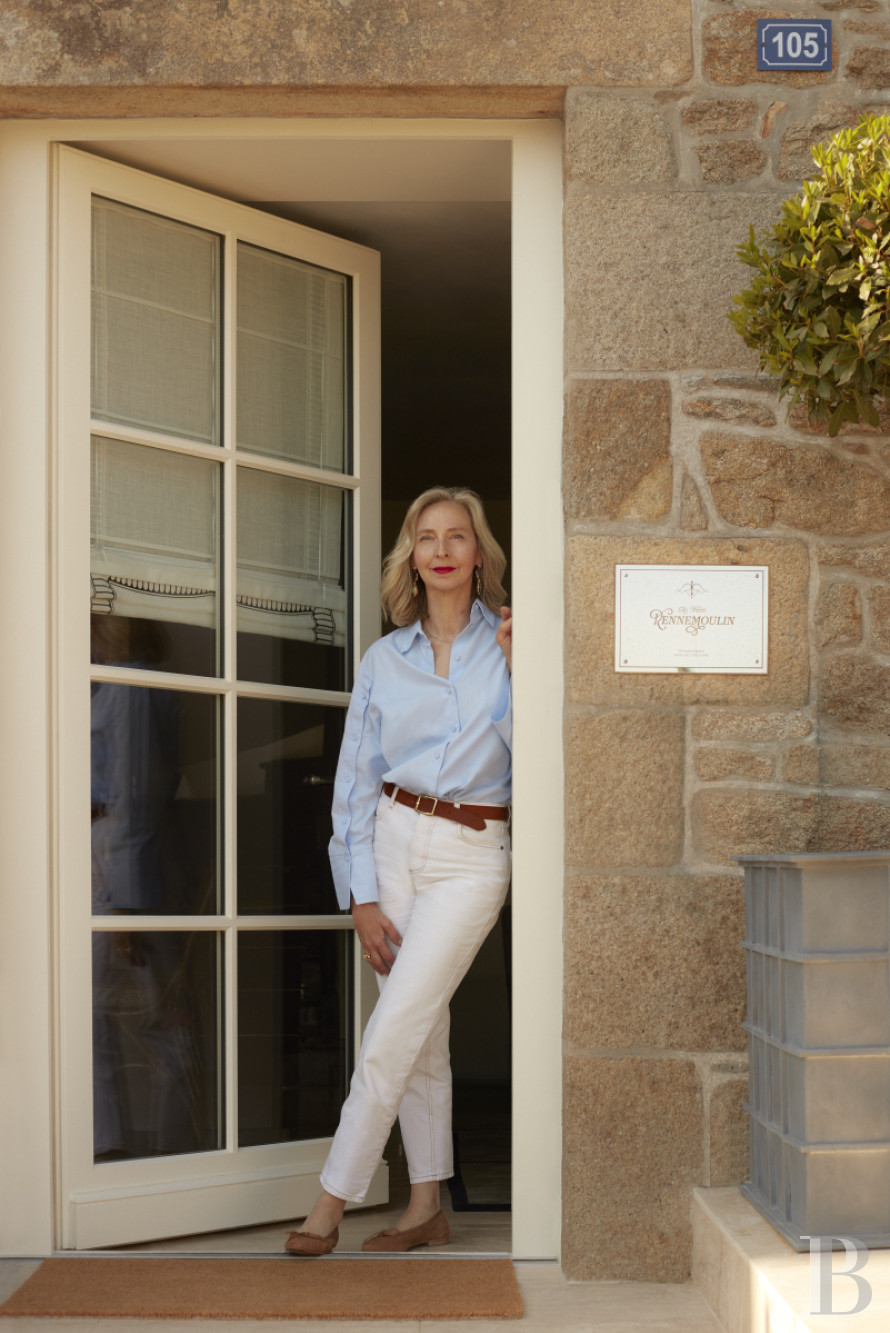 Dans les Côtes-d’Armor, à Saint-Jacut, une maison de village décorée comme un bateau de croisière des années 1940 - photo  n°2